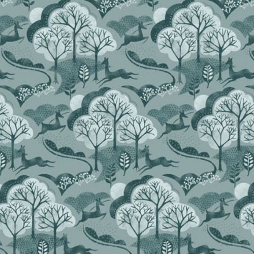 Makower Into the Woods 1849 B BTY Cotton Fabric - Picture 1 of 1