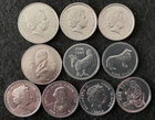 Cook Islands 5 Coins Set  5 & 1 Cents UNC World Coins