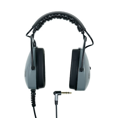DetectorPro Gray Ghost Deep Woods Platinum Headphones with 1/4'' Angle Plug