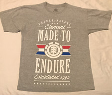 (M) T-shirt moyen ELEMENT Made To Endure produit bio