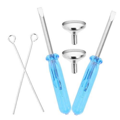 Confezione 3 Accessori Bicchiere Urna Uomo Piccolo Imbuto Acciaio Inox Imbuto Metallo - Foto 7 di 12