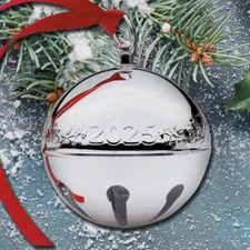 New 2025 Wallace Sleigh Bell 55th Edition Silverplate Ornament NIB