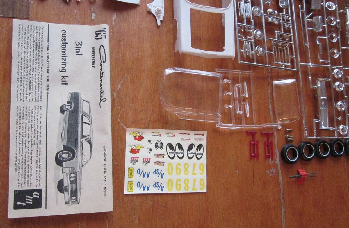 希少！激レア！当時物！amt '62 Continental 3IN1 AMT 1965 Lincoln Continental Cvt 3-in-1 Annual Kit # 6415