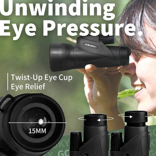 Ultimate 15x55 Monocular with Long Eye Relief & Shockproof Design for Travelers - Picture 7 of 10