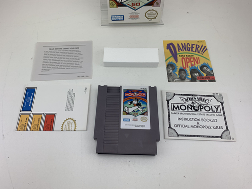 Monopoly (NES, 1991) CIB con caja manual y póster probado - Imagen 2 de 12