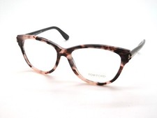 TOM FORD FT 5287/V 074 Pink/Brown Havana 55mm Rx Authentic Eyeglasses