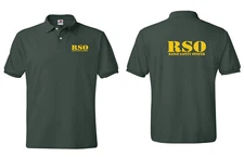 Range Safety Officer RSO  Polo T- Shirts S-5XL