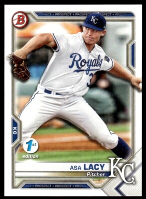 Asa Lacy 2021 Bowman First 1st Edition Rookie Card Prospect #BFE-83 Kansas City