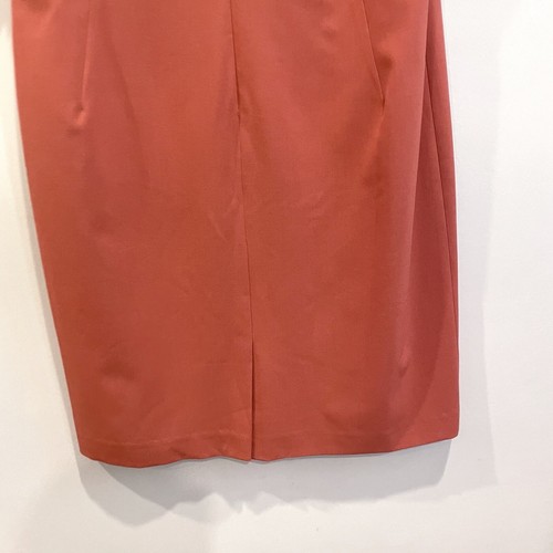 Nine West Women's 14 Sleeveless Square Neck Sheath Suit Dress Cinnamon Orange - Picture 9 of 12