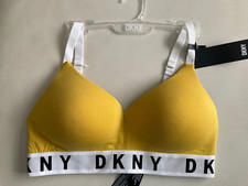 Image of BNWT DKNY COZY BOYFRIEND WIRE FREE PUSH UP BRA - L rrp £45