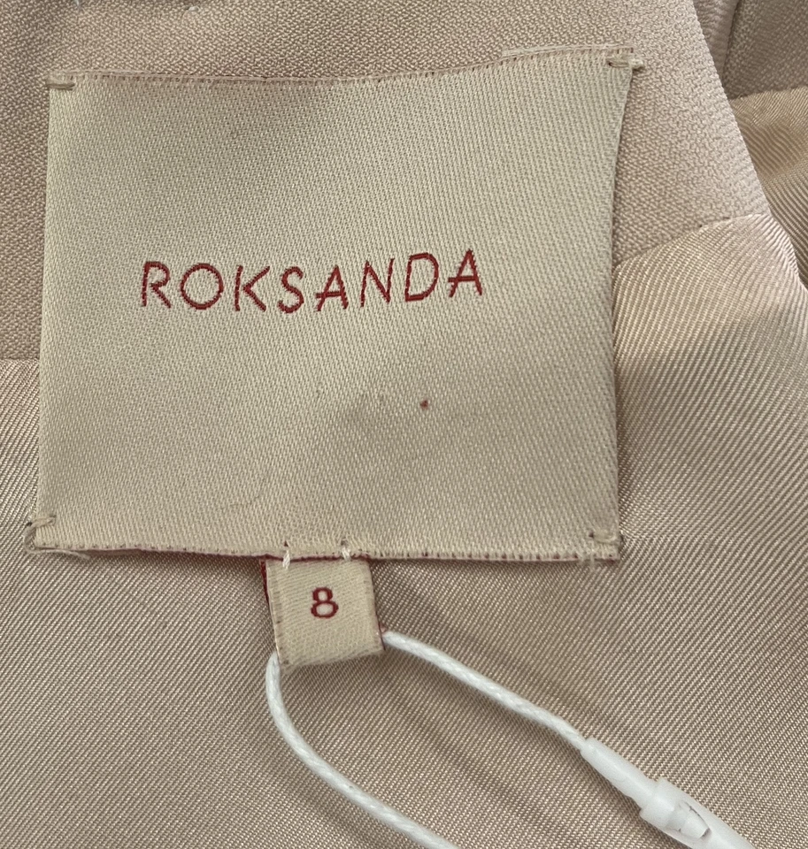 Vestido Roksanda ALTERED Rosa Claro Corte Cuerda-Cinturón Línea A Hasta la Rodilla talla 8 Foto 4 de 4