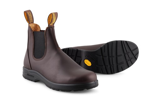Blundstone 2057 Brown Chelsea Boots Leather Unisex Ankle Classic Terrain Boots - Picture 5 of 12