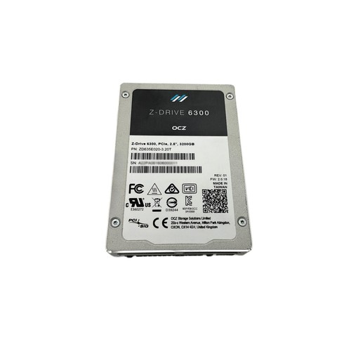 3.2TB NVMe ZD635E020-3.20T OCZ U.2 2.5in Enterprise NVMe 700K IOPS PCIe 3.0 x4 - Picture 3 of 9