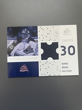2002-03 SP Game Used Authentic Fabrics Silver /225 #AFMD Marc Denis
