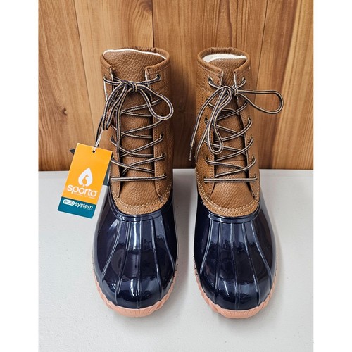 Botas impermeables para mujer Sporto Dakota marrón guijarro talla 8 - Imagen 5 de 11