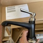 65060LF-NKBL Rook Single Handle Single Hole Lavatory Faucet