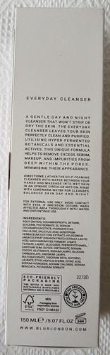 BLUR Everyday Cleanser ~ Deep Cleansing, Oil Control, Pore Minimsing ~ 150ml - Picture 4 of 8