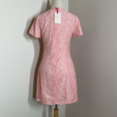 Julie Brown NYC Short Sleeve Peach Lace A-Line Dress - Size 4 - NEW! | eBay