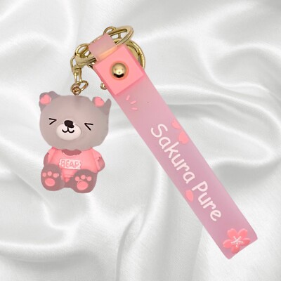 Kawaii Teddybear Keychain / Backpack/ Bag Charm/Accessories/Pink