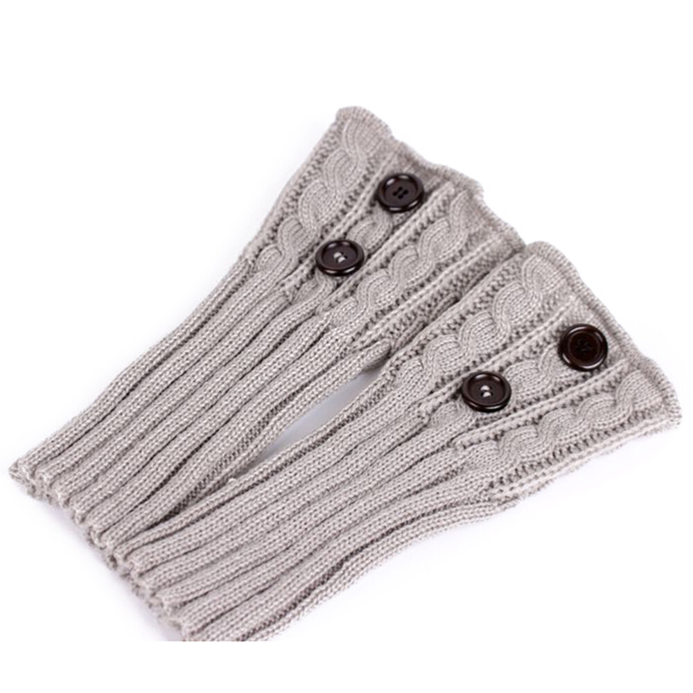 Women's Winter Boot Socks Crochet Knit Black eBay