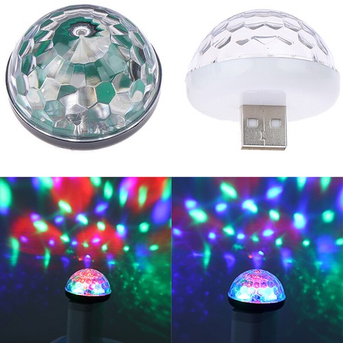 Car USB RGB Mini Interior Atmosphere Neon Light Colorful Music LED Decor .h3 - Picture 4 of 12