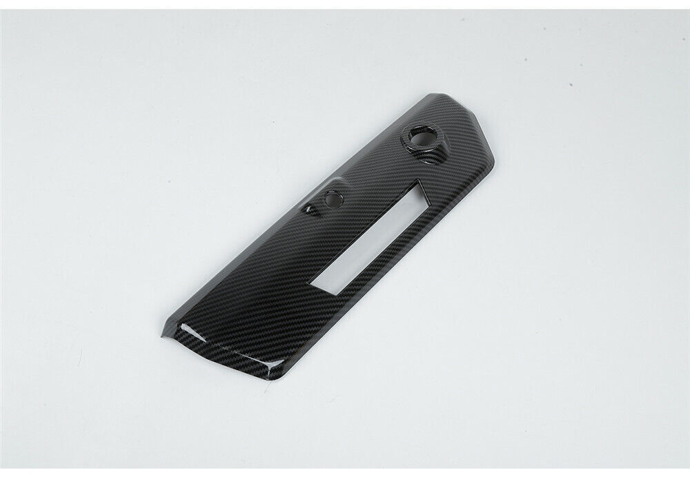 For Ford F150 2021-22 ABS Carbon Fiber Rear Tailgate Door Handle Panel Trim