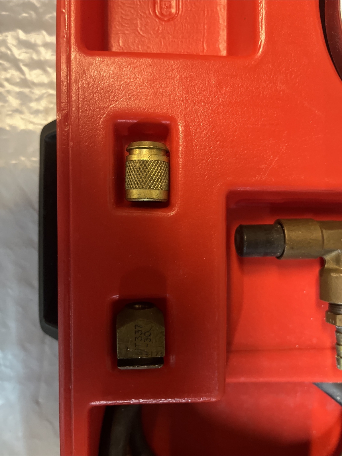 Snapon Fuel Pressure Gauge Fuel Injection 100 PSI MT337 eBay