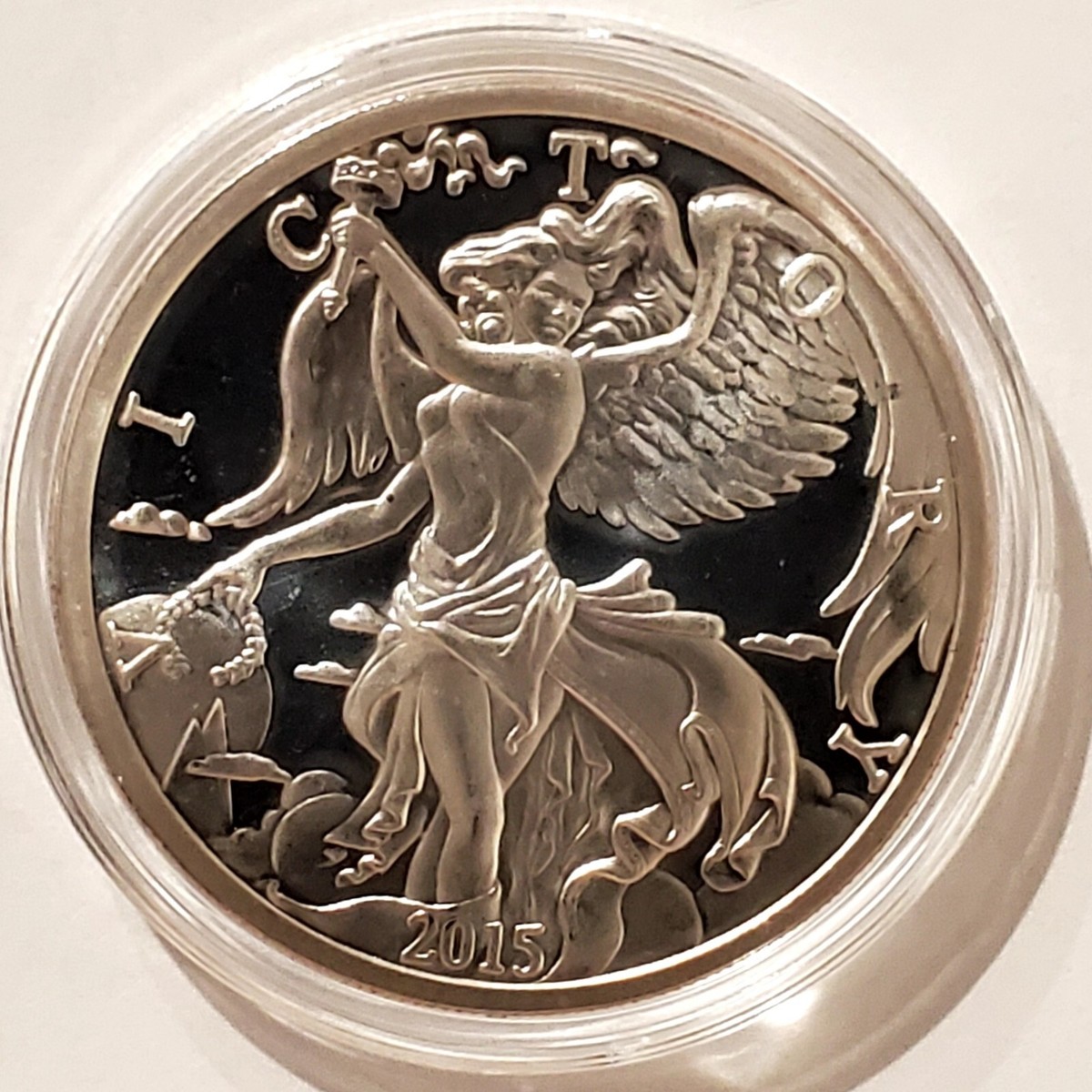 2015 goddess nike 1 Troy Oz .999 Silver Modern Ancients