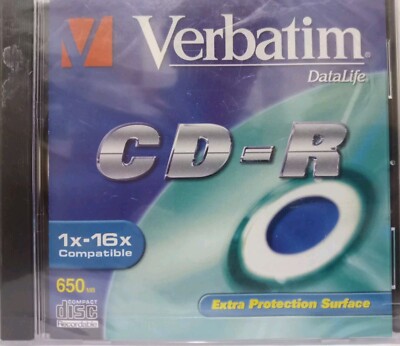 Verbatim CD-R Extra Protection 650 MB 16x Speed Disk Rohling