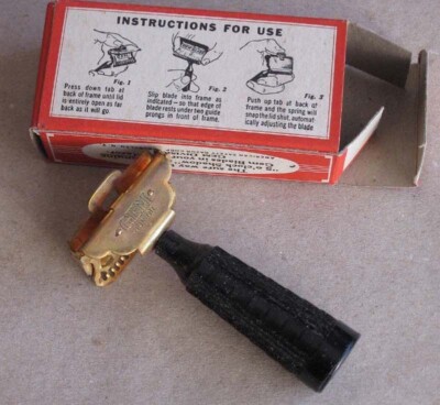 ANTIQUE AMERICAN SAFETY RAZOR SET GEM / ORIGINAL BOX / UNUSED