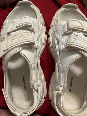 関税込【BALENCIAGA】Track ストラップサンダルWhite 楽天市場】【新品 正規品】バレンシアガ BALENCIAGA トラック