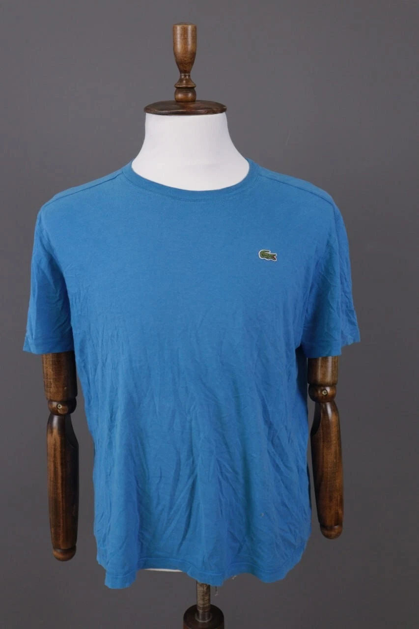 Lacoste Sport Blue Crew Neck Short Sleeve T-Shirt Size 5 / L
