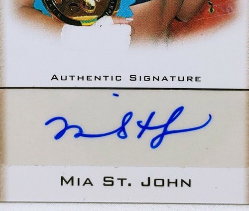 2010 Leaf Muhammad Ali Fans of Ali Mia St. John Signed Card FAU-14 - Picture 2 of 3