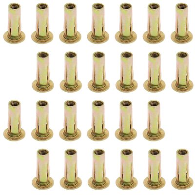 25pcs Multi-Grip Rivet-Nut Pre Bulbed Threaded Inserts 1/4-20 Rivet Nut Heavy...