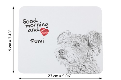 Pumi muismat met hond Art-Dog - Afbeelding 2 van 7