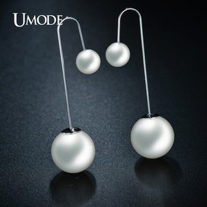 ball sphere ear jackets gift for her minimalist design 3 balls edgy boho double side earrings Jacket earrings front and back earrings
