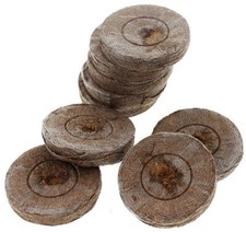 Pellets de turba Jiffy, 42 mm - 25 quilates, suministros de cultivo, inicio de semillas, pellets de turba