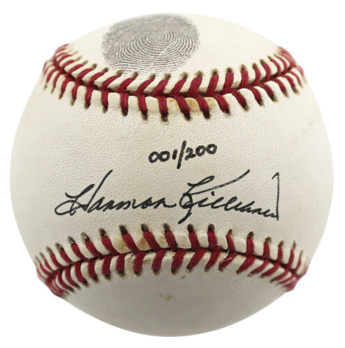 Twins Harmon Killebrew Signed Thumbprint Oal Baseball LE #1/200 BAS #BD23586 - Picture 1 of 2