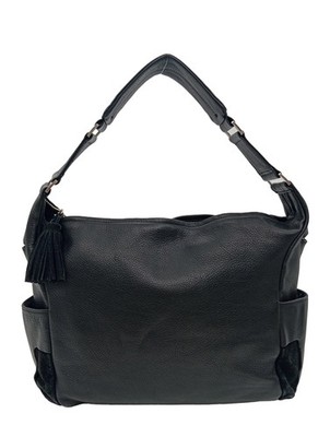 BREE Umhängetasche Mittel Damen Tasche schwarz Casual-Look