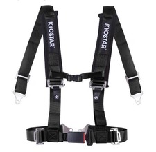 KYOSTAR 2'' 4 Point Racing Safety Harness Ultra Soft Shoulder Pads Seat Belt NEW