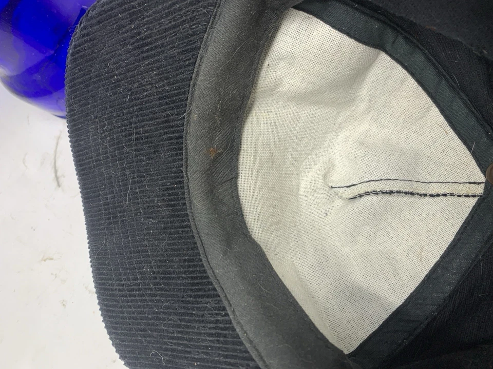 🔥🚨Vintage Harley Davidson Motorcycles Corduroy Hat Snapback Rope 80s Super... - Image 4 of 4