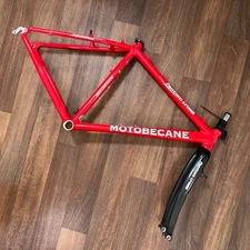 Motobecane Fantom Cross Gravel Bike Frameset Alloy/Carbon Fork w/ Extras Size 49