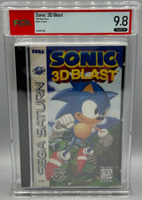 Sonic 3D Blast Sega Saturn Sealed New PSA 9.8 A Graded Traveller's Tales