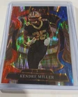 2025 Panini Select Football Red and Blue Shock Kendre Miller #40