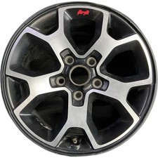 Jeep Polished Black Wrangler OEM Wheel 17” 2018-2021 Original Rim Factory 9218