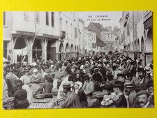 CPA - DEPT 71 - LOUHANS - UN JOUR DE MARCHÉ - BELLE ANIMATION 