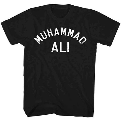 Muhammad Ali Vintage All Star Logo Herren T-Shirt Boxen Legend Champion schwarz