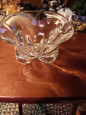 ORREFORS HEAVY CRYSTAL 6'' CANDY BOWL. 1274