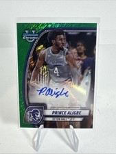 2024-25 Bowman U Chrome Prince Aligbe Prospect Auto Green Shimmer Refractor