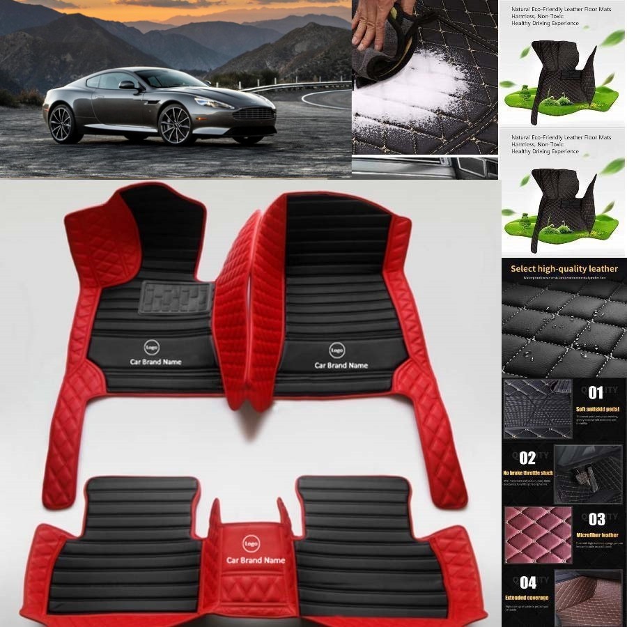 For Aston Martin DB9 Car Floor Mats Auto Carpets All Weather Waterproof